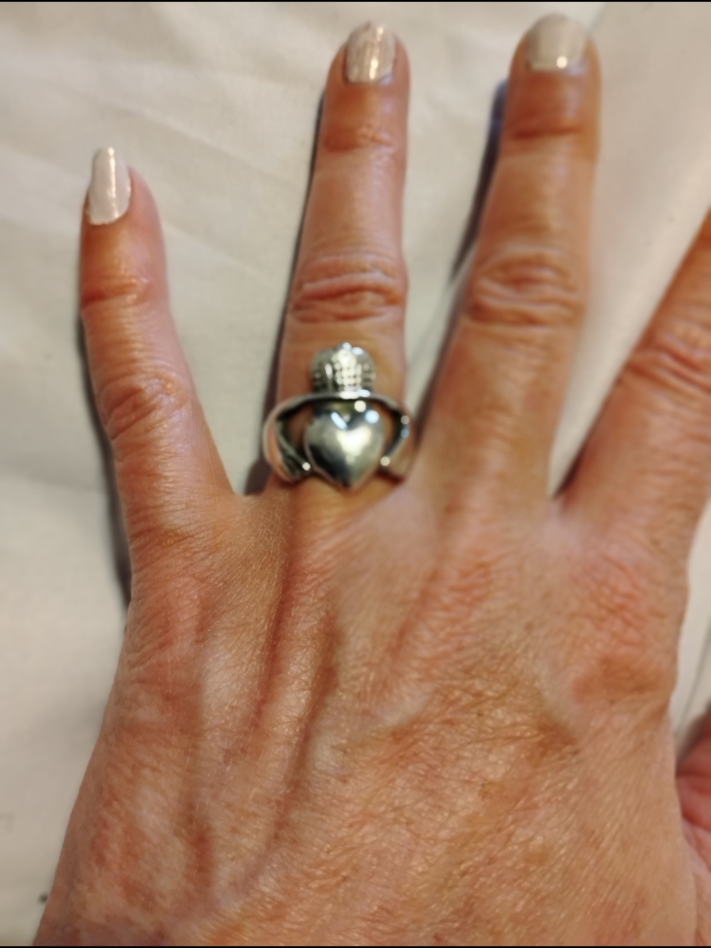 Silver Heart Claddagh Ring - Women's Silver Tone Jewelry